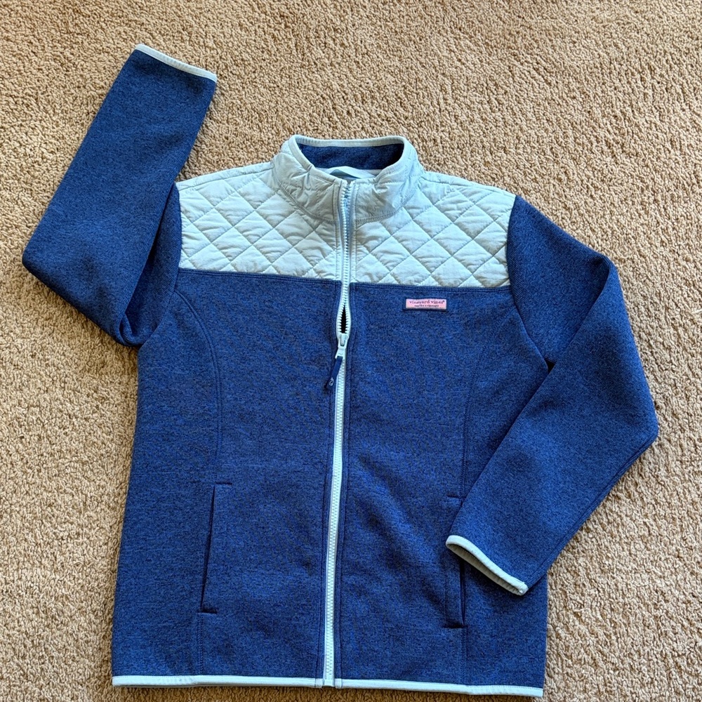 Vineyard Vines full zip youth unisex jacket size XL (16)